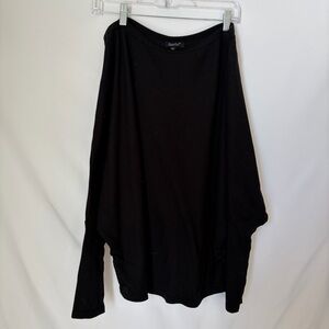 Daisy Fuentes Black Long Sleeve Top